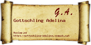 Gottschling Adelina névjegykártya